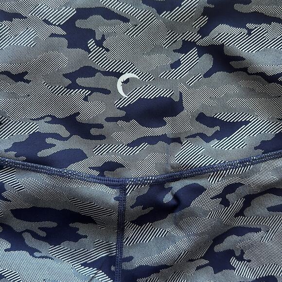 Zyia Active Silver Camo Supreme Hi-Rise Leggings Blue Size 6-8 - Picture 5 of 6